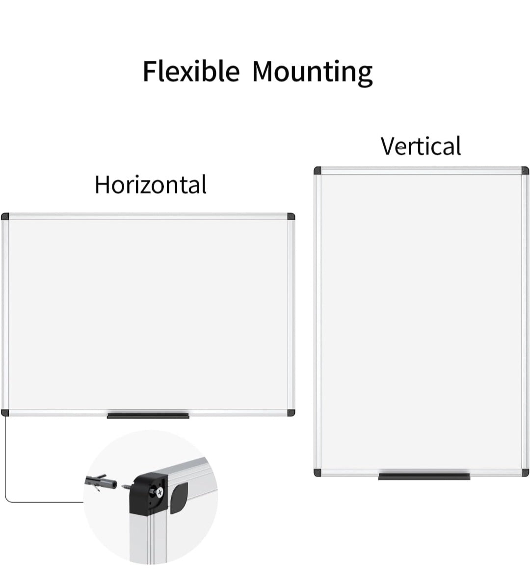 Dry Wipe Whiteboard 120 x 90 cm.