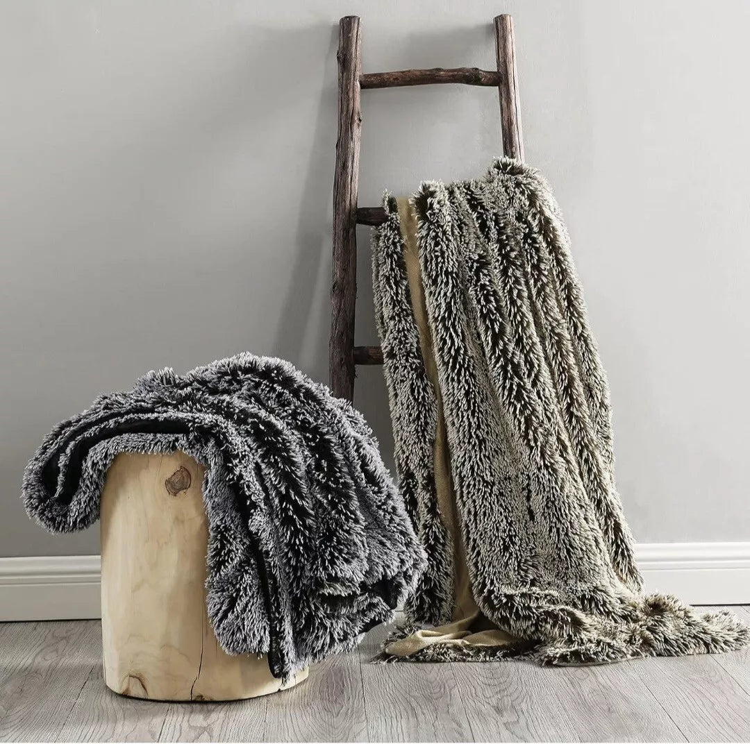 Luxury Faux Fur Throw Blanket