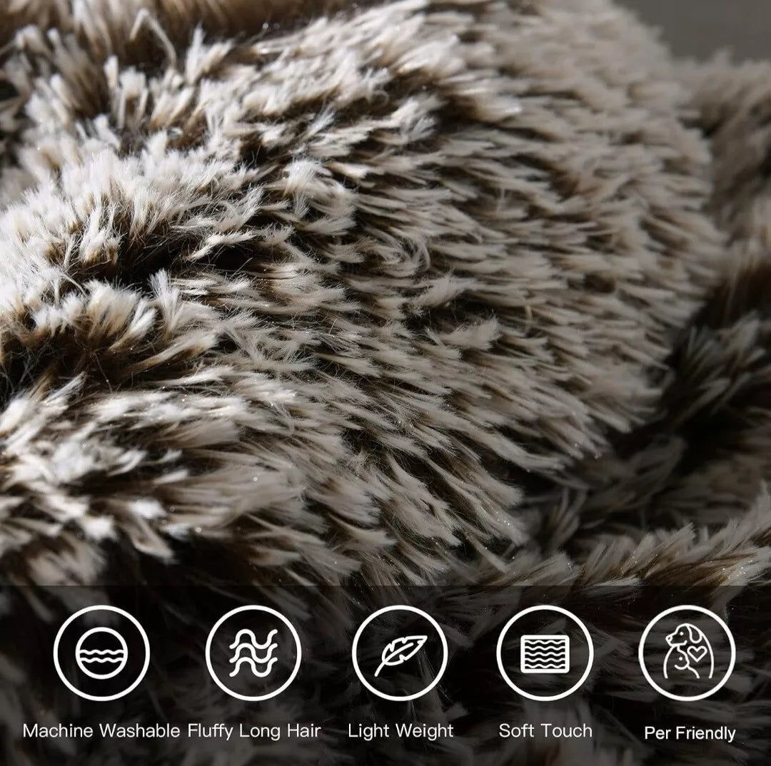 Luxury Faux Fur Throw Blanket